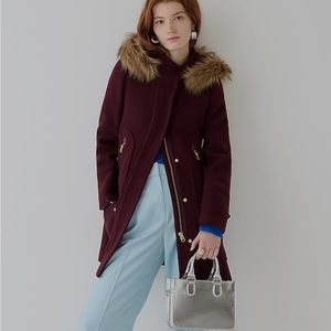 NWT J. Crew Chateau Stadium Parka in Italian Cloth